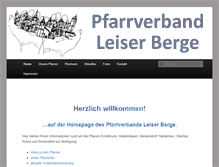 Tablet Screenshot of pfarre-ernstbrunn.at